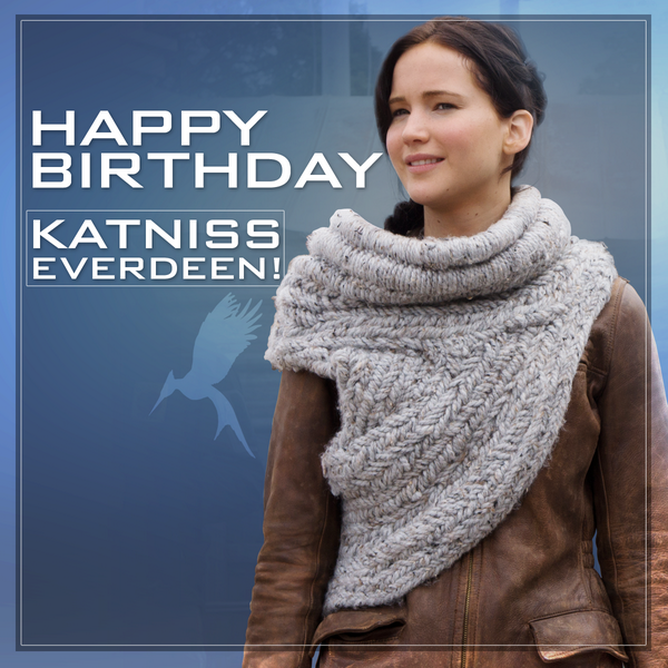 TheHungerGames's tweet photo. Happy birthday to the Girl on Fire! RT to wish Katniss Everdeen a happy birthday! #HappyBirthdayKatniss http://t.co/xphEx5NdU9
