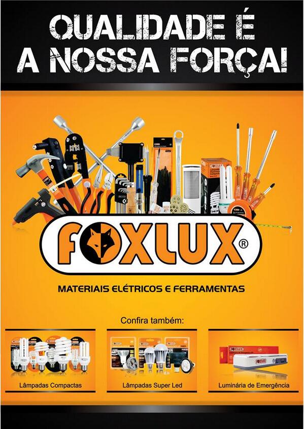 OrcaDist's tweet image. Parceria que dar certo, distribuímos qualidade e força com os produtos Foxlux. Catálogos: goo.gl/GTWcCR