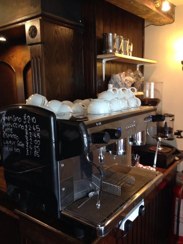 InnHorsethorn's tweet photo. Dan's coffee corner http://t.co/y1vekChg4C
