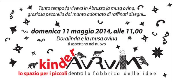 AurumPE's tweet photo. Inaugurazione “Stanza di Doralinda e la musa ovina” nella nuova #Kinder Aurum 
Domenica 11 maggio h 11.00 @AurumPE http://t.co/ISoliF93oE