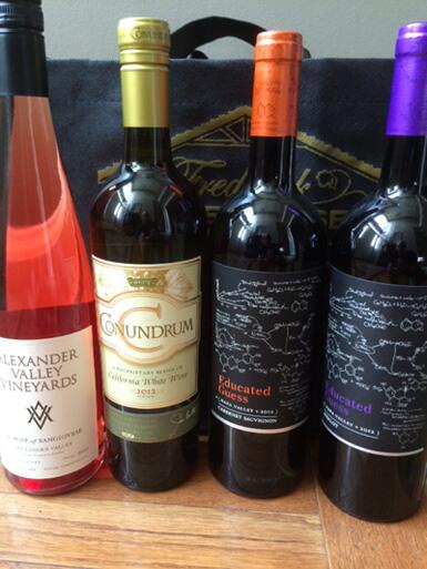 Complimentary tastings May9, 4p-8p &amp; May10, 1p-5p. Features Educated Guess &amp; Alexander Valley Dry Rosé of Sangiovese