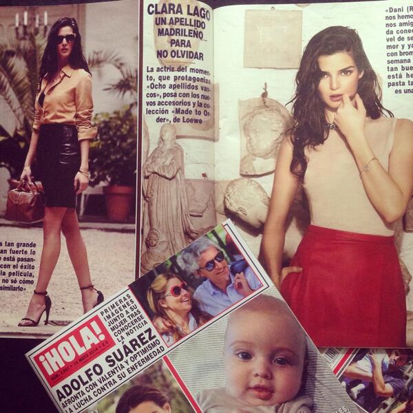 OfCova's tweet photo. Bellezon @ClaraLago1 un 10 trabajar contigo!!  @hola @LoeweOfficial equipazo @rafagallar 📷 y @natalianatalita 💄 http://t.co/R7Q5PkjMwM