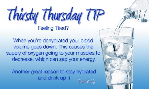 #ThirstyThursdayTip. You know it so go drink up @vosswater, @JanaWater