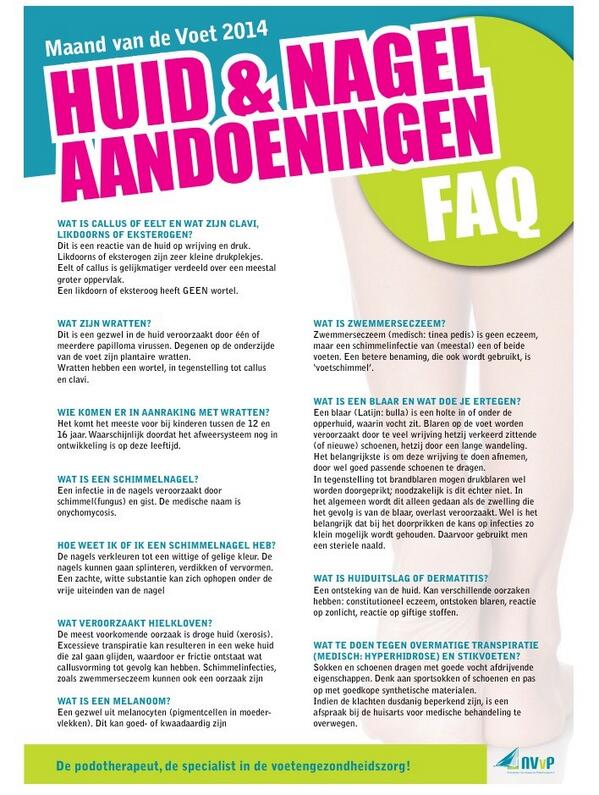 Maand van de #voet #NVvP #podotherapie