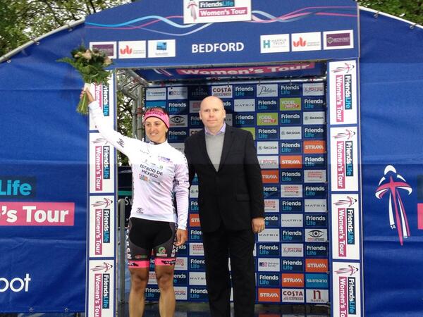 JHTUK's tweet photo. Huge well done to #rosellaratto for wining the @MatrixFitnessUK best young rider jersey http://t.co/ep0l3lT6w6