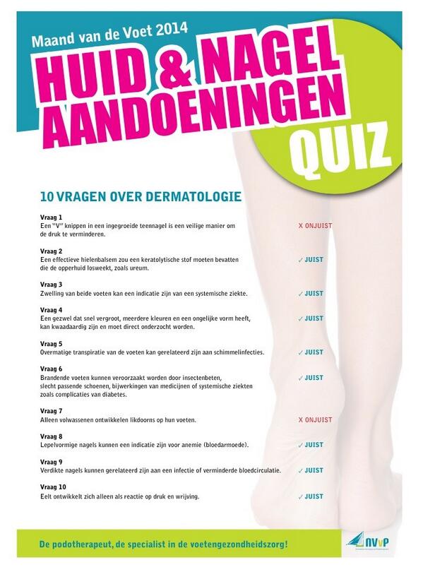 #quiz #maandvandevoet #podotherapie #NVvP #culemborg