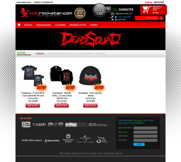 id_rockstar's tweet photo. Ready @DEADSQUAD_Band merchandise http://t.co/6z0hnTYzeT  #IRSOfficialMerchandise .Info 02163863970 BB 324DA7F8 http://t.co/jxeaLLgBvu