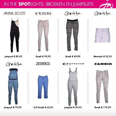 In the spotlights! Shop nu de perfecte broek of jumpsuit in onze winkels en webshop #jansemode bit.ly/1kOS5OG