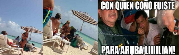 ormevic_Mk30's tweet photo. .@NelsonBocaranda  #VzlaSeRespeta Liliannn q coño haces en Aruba?? http://t.co/4dX055c0XE