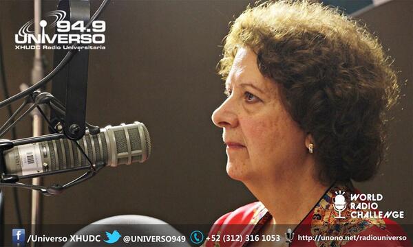 UNIVERSO949's tweet photo. ¡Gracias Sra. Pilar por su intervención en UNIVERSO FM! Juntos cumplimos el reto. #wrcretomx #UpWRC http://t.co/nfDUlNb6F0