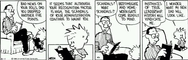 iconohclast's tweet image. No Dad, history will not vindicate you. #BedtimeGate and #homeworkgate will continue to haunt you! #Calvin&amp;amp;Hobbes