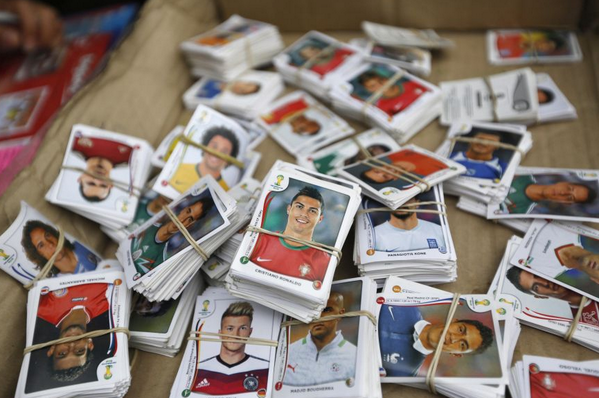 A teacher in Colombia has been accused of stealing children's World Cup Panini stickers to complete his own album.