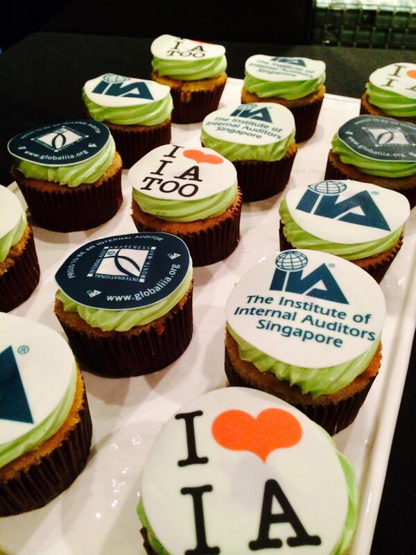 TheIIA's tweet photo. IIA-Singapore served amazing cupcakes at its Internal Audit Awareness Month networking event. #IIAMay http://t.co/BPOW9LYBHP