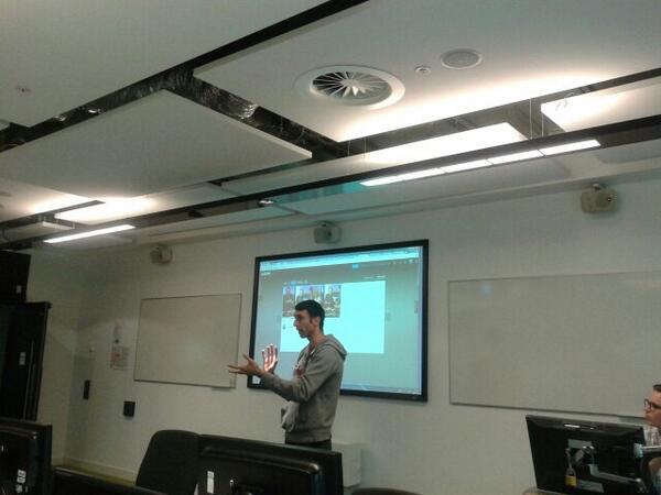 alexfenton's tweet photo. Thank You @J4jammy & @wakelet for another inspiring presentation on the final week of #ssmmUoS #makeawake http://t.co/8Dpeffuyh3