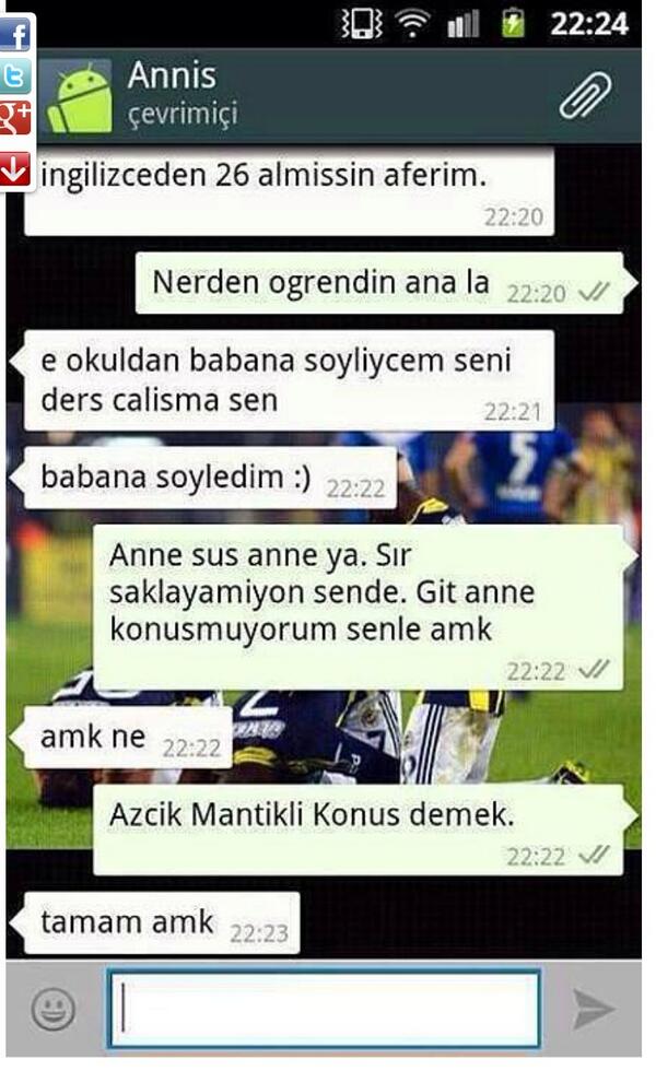 seyda yalvaç on Twitter "Annelerden gelen komik mesajlar "amk ne