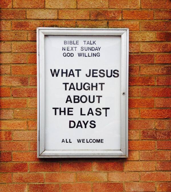 lilies_glory's tweet image. #SundayLecture 11 May 6pm - What #Jesus taught about the #lastdays #Bedford #UK