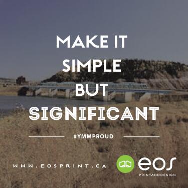 EOSprint's tweet image. Make it simple but significant #branding #eosprint #ymm #shoplocal #rmwb