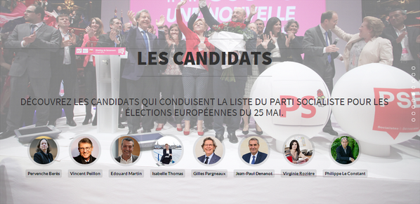 PS_EP2014's tweet photo. Découvrez nos candidats aux élections européennes du 25 mai : https://t.co/c7gSHLASB6 #NotreEurope #EP2014 http://t.co/GVvsVAxALF