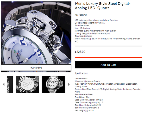 Manstras's tweet image. WeDe Men's Luxury Style Steel Digital-Analog LED-Quartz. Great Father's Day gift.