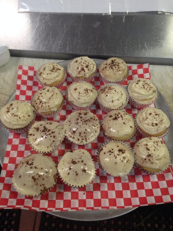 Feeding Newport one cupcake at a time