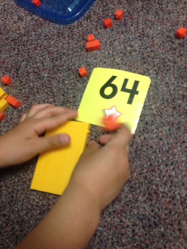 Making numbers with base-ten blocks