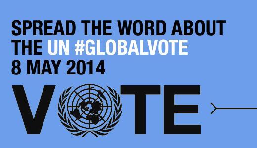 UN4Youth's tweet photo. .@UN announces first #globalvote day! Have ur say in #post2015 agenda #enpoverty http://t.co/Mn94IoqW1V @myworld2015 http://t.co/iDiiKxJdFg