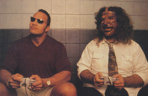 WWE2K22 en Twitter: "#ThrowbackThursday to when the Rock &amp; Sock Connection was still tight and laying the smack down meant palm blisters. http://t.co/Q9jUaBul64"