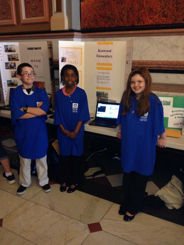 KenwoodStars's tweet image. #tech2014 Presenting CS/CT projects. Hope to see @NaomiJakobsson and @MikeforIllinois #kidscancode #csk8
