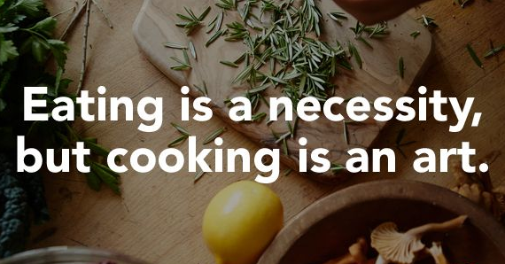 DessertFirstSD's tweet image. "Eating is a necessity but cooking is an art." #food #quote