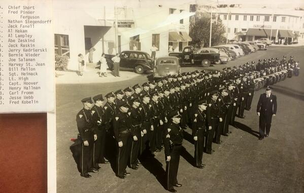 MiamiBeachPD's tweet photo. It's #tbt triangle patches and revolvers #circa1940 http://t.co/rDAUzO2MZZ