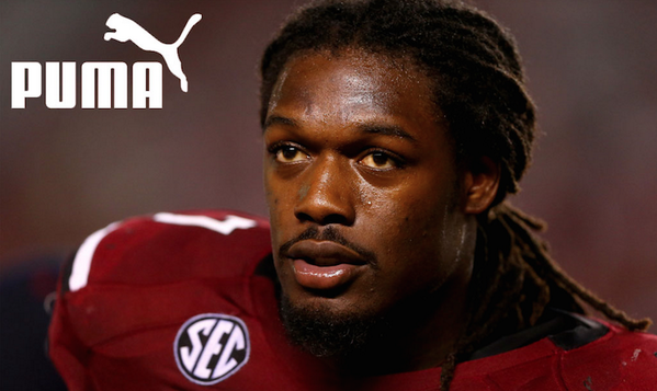 SoleCollector's tweet image. .@PUMA signs #1 NFL draft prospect Jadeveon Clowney (@clownejd): sol.ec/1fSiQEm
