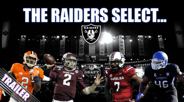 Raiders's tweet image. #RaidersDraft - Less than three hours away... bit.ly/1p4q787