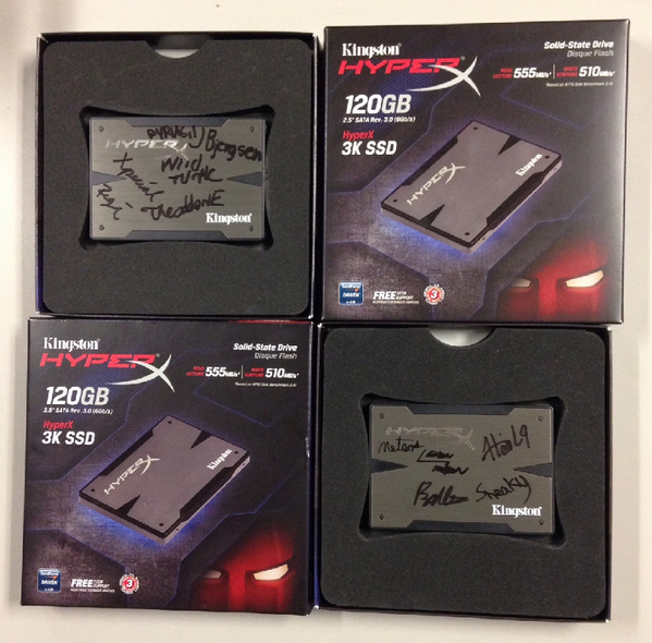 RT + FOLLOW for a chance to WIN a @TeamSolomid or <a href="/Cloud9gg/">Cloud9gg</a> SIGNED #HyperX 3K SSD! Terms --> bit.ly/RTFollowTsCs