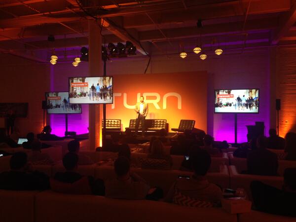 TurnPlatform's tweet photo. .@Chris_Smith_11 announcing #ProgrammaticTV at #TurnLive - Learn more here: http://t.co/naRuZ6p4Af http://t.co/26j9kJSe0h
