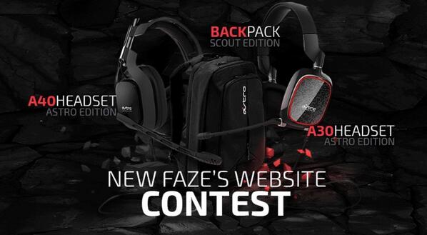 FaZeClan's tweet image. We&apos;re happy to announce our new website and a contest in partnership with @AstroGaming! faze-clan.com/indexUS.php