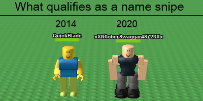 Merely On Twitter What Qualifies As A Name Snipe Http T Co Bucykxh7xl - roblox username snipes