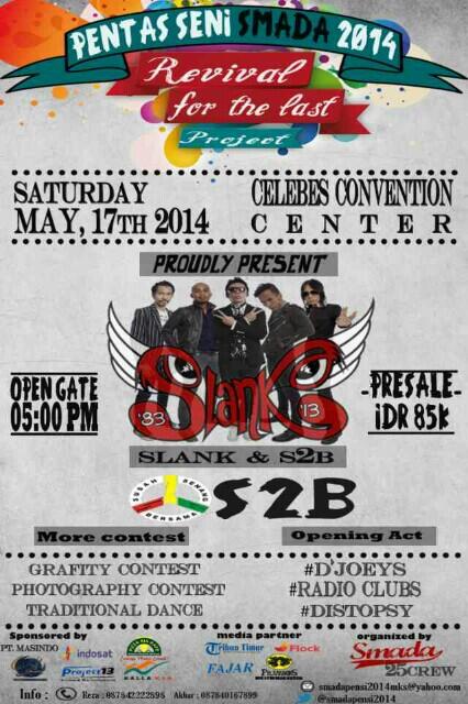sollmaks's tweet image. #FF &amp;gt;&amp;gt; @smadapensi2014 untuk info lengkap event #RevivalForTheLastProject w/ Slank.