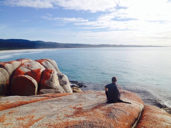 johntmarsh's tweet photo. Bay of fires. #tasmania http://t.co/H75DnzTlFR