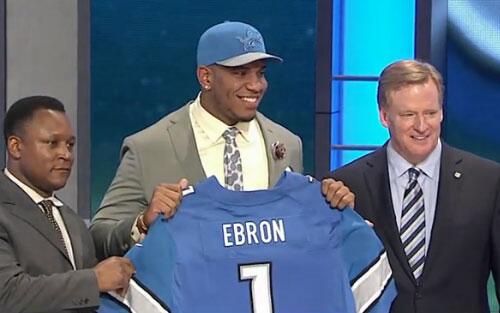 InsideCarolina's tweet photo. PHOTO: Eric Ebron gets drafted —> http://t.co/y2CvaQ4Taj