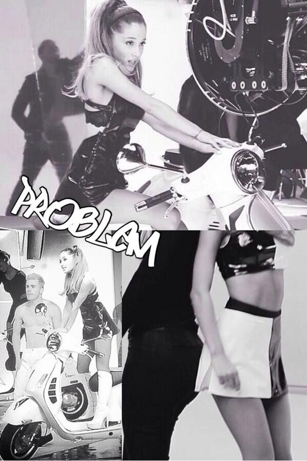 brockwayfancy's tweet image. Ariana is tryna kill us I swear love her 💗 #problemvideosoon