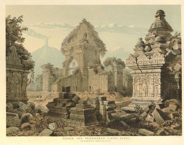 Gambar Aksi Maestro Melukis Candi Prambanan Times Indonesia Gambar