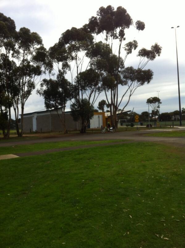 meltonSpirit's tweet photo. @VictoriaPolice 2 bikes hooning around schools on centenary avenue, Centenary Avenue #clampandcrush http://t.co/h9N7JcVUJa
