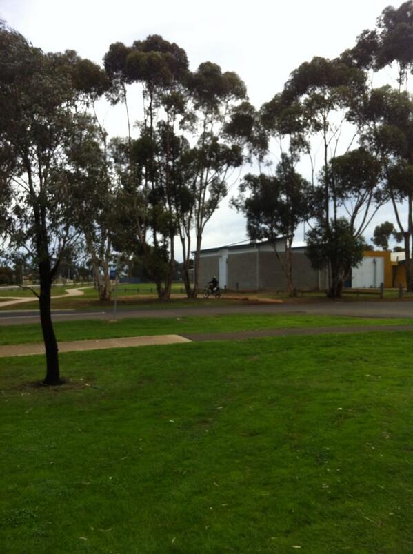 meltonSpirit's tweet photo. @VictoriaPolice 2 bikes hooning around schools on centenary avenue, Centenary Avenue #clampandcrush http://t.co/h9N7JcVUJa