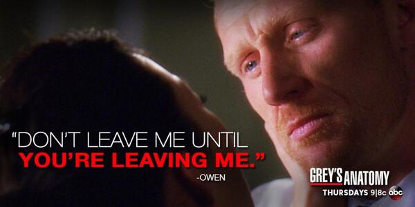 GreysABC's tweet photo. Just until you go...#GreysAnatomy #FarewellCristina http://t.co/kzDZnxxIhL