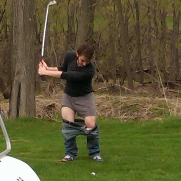 Hallucinox's tweet photo. Joan rosemeyer at his finest. #golf #youarebad http://t.co/1JbPIV6D82