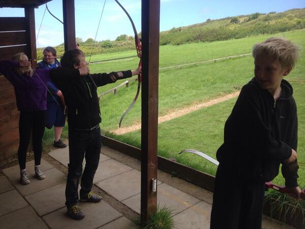 year7trip's tweet photo. Group 3 are skilled archers #bullseye http://t.co/Tw4bB8OO0q