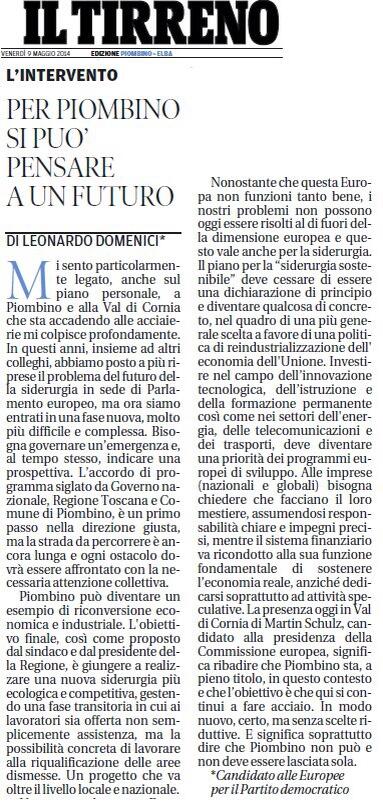 LDomenici's tweet image. Per Piombino si può pensare a un futuro, lo scrivo oggi su @iltirreno #piombinonondevechiudere
