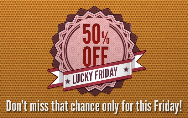 bundledealnet's tweet photo. Massive 50% Discount Code: LUCKYFRIDAY Don't miss that chance only for this friday! http://t.co/6HxL6DwUxP #deals http://t.co/PMZpUPQebk