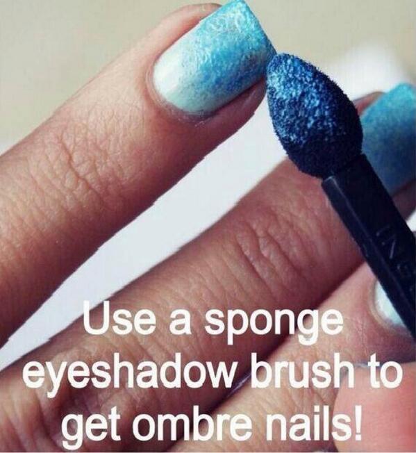 MakeupStyIes's tweet photo. Tips for Ombré nails http://t.co/CTgEyZUBNw