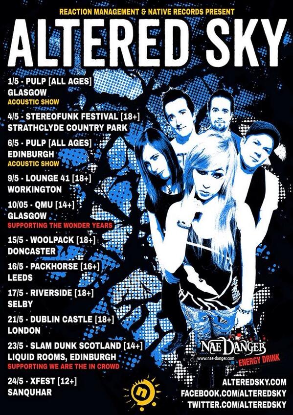 WE_ARE_REACTION's tweet image. With a new @Blackstaramps endorsement &amp;amp; a van full of @NaeDangerEnergy @AlteredSky hit the road today @TheLastIndie